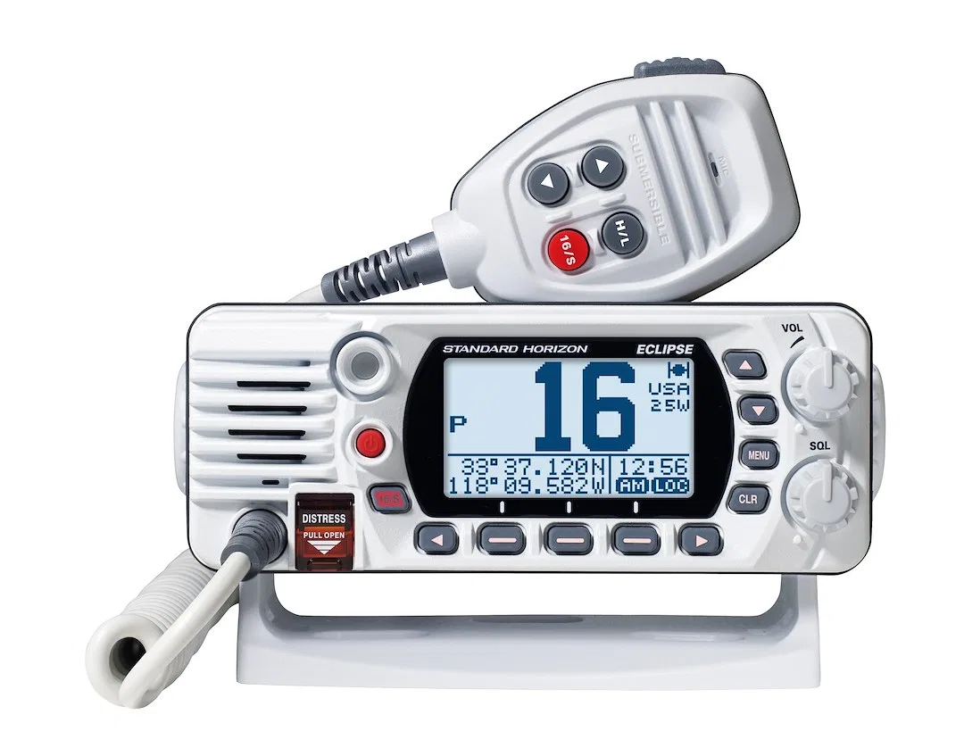 GX1410GW – STANDARD VHF Radio, Fixed Mount United States/ Canadian/ International Channels 25 Watt NOAA Weather Chann...